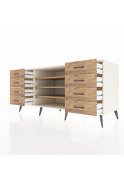 Kronos Konsol 3 Raflı 8 Çekmeceli 176x59x83 - S610M038V03C
