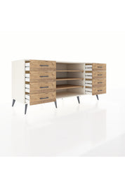 Kronos Konsol 3 Raflı 8 Çekmeceli 176x59x83 - S610M038V03C