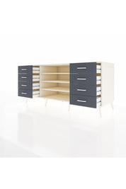 Kronos Konsol 3 Raflı 8 Çekmeceli 176x59x83 - S610M038V05C