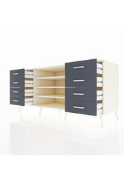 Kronos Konsol 3 Raflı 8 Çekmeceli 176x59x83 - S610M038V05C