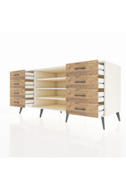 Kronos Konsol 3 Raflı 8 Çekmeceli 176x59x83 - S610M038V06C