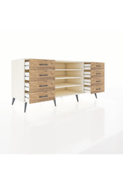 Kronos Konsol 3 Raflı 8 Çekmeceli 176x59x83 - S610M038V06C