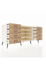 Kronos Konsol 3 Raflı 8 Çekmeceli 176x59x83 - S610M038V06C