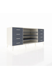 Kronos Konsol 3 Raflı 8 Çekmeceli 176x59x83 - S610M038V08C
