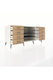 Kronos Konsol 3 Raflı 8 Çekmeceli 176x59x83 - S610M038V09C