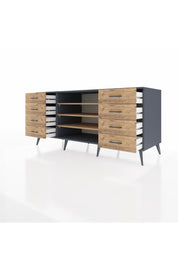 Kronos Konsol 3 Raflı 8 Çekmeceli 176x59x83 - S610M038V12C