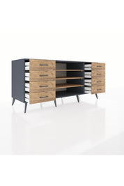 Kronos Konsol 3 Raflı 8 Çekmeceli 176x59x83 - S610M038V12C