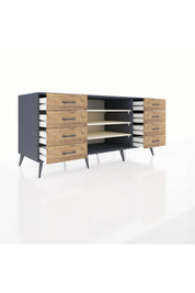 Kronos Konsol 3 Raflı 8 Çekmeceli 176x59x83 - S610M038V15C