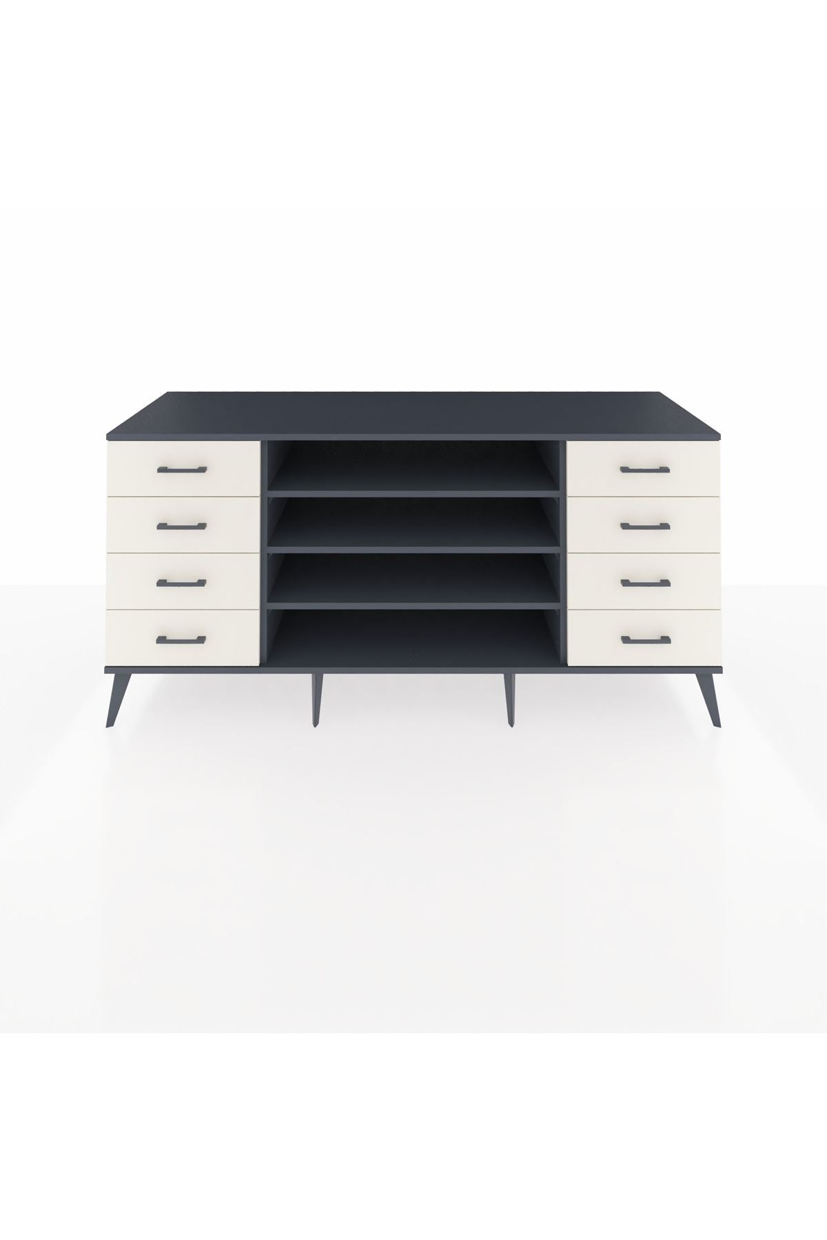Kronos Konsol 3 Raflı 8 Çekmeceli 176x59x83 - S610M038V16C