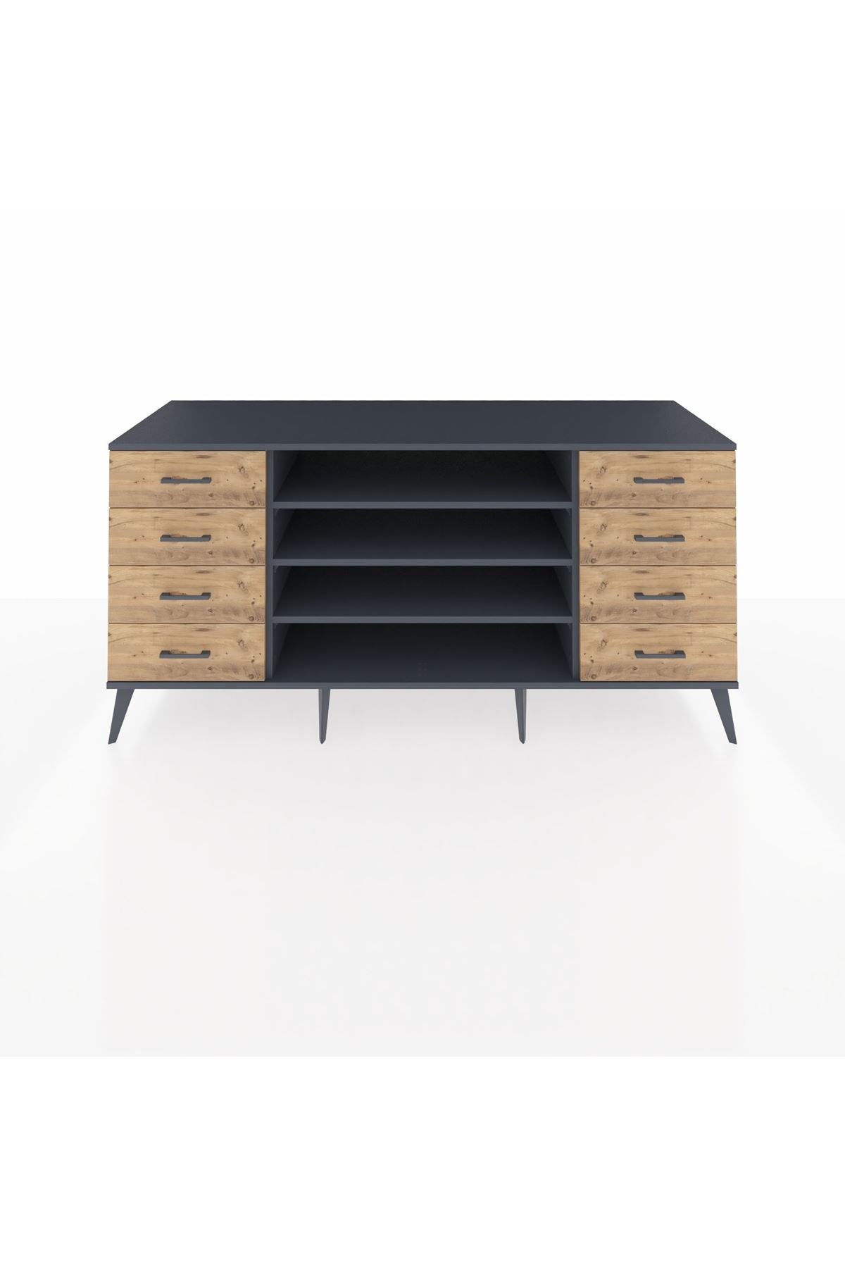 Kronos Konsol 3 Raflı 8 Çekmeceli 176x59x83 - S610M038V18C