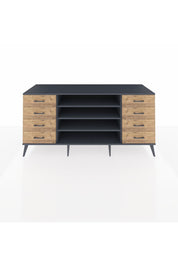 Kronos Konsol 3 Raflı 8 Çekmeceli 176x59x83 - S610M038V18C