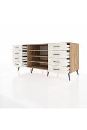 Kronos Konsol 3 Raflı 8 Çekmeceli 176x59x83 - S610M038V19C