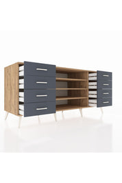 Kronos Konsol 3 Raflı 8 Çekmeceli 176x59x83 - S610M038V20C