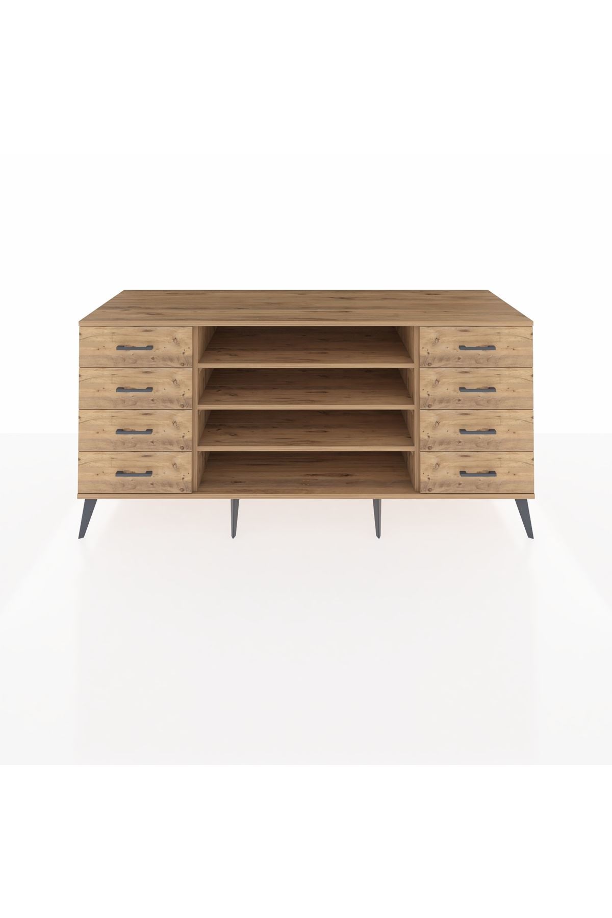 Kronos Konsol 3 Raflı 8 Çekmeceli 176x59x83 - S610M038V21C