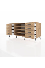 Kronos Konsol 3 Raflı 8 Çekmeceli 176x59x83 - S610M038V21C