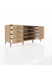 Kronos Konsol 3 Raflı 8 Çekmeceli 176x59x83 - S610M038V21C