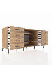Kronos Konsol 3 Raflı 8 Çekmeceli 176x59x83 - S610M038V21C
