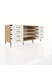 Kronos Konsol 3 Raflı 8 Çekmeceli 176x59x83 - S610M038V22C
