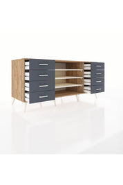 Kronos Konsol 3 Raflı 8 Çekmeceli 176x59x83 - S610M038V23C