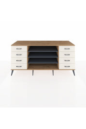 Kronos Konsol 3 Raflı 8 Çekmeceli 176x59x83 - S610M038V25C