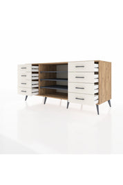 Kronos Konsol 3 Raflı 8 Çekmeceli 176x59x83 - S610M038V25C