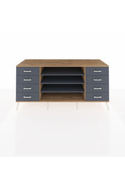 Kronos Konsol 3 Raflı 8 Çekmeceli 176x59x83 - S610M038V26C