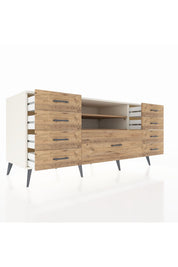 Kronos Konsol 2 Raflı 9 Çekmeceli 176x59x83 - S610M039V03C