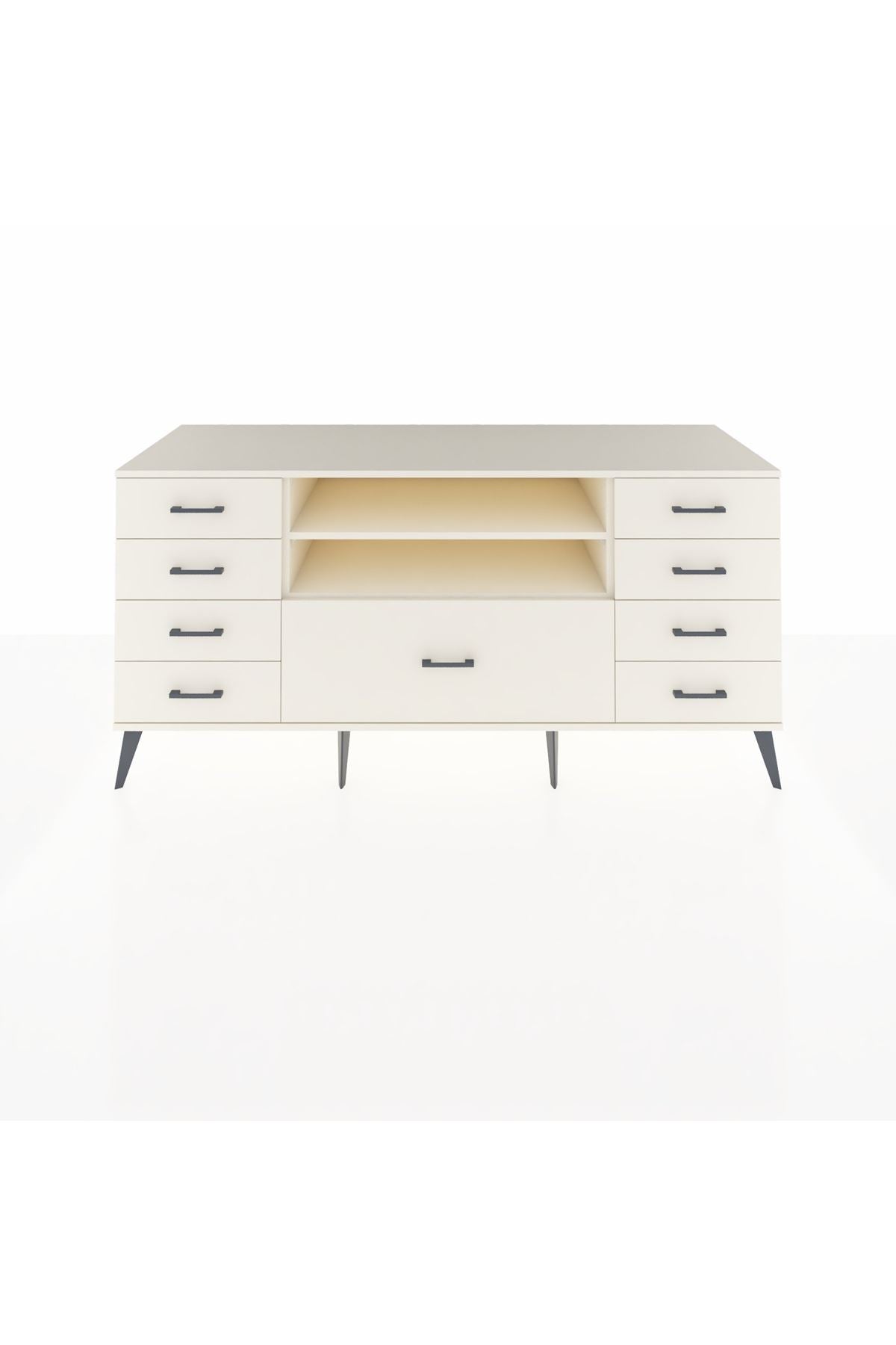 Kronos Konsol 2 Raflı 9 Çekmeceli 176x59x83 - S610M039V04C