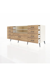 Kronos Konsol 2 Raflı 9 Çekmeceli 176x59x83 - S610M039V06C