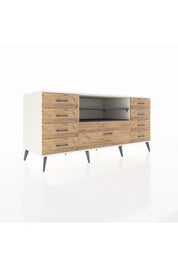 Kronos Konsol 2 Raflı 9 Çekmeceli 176x59x83 - S610M039V09C