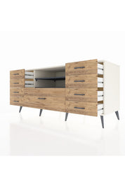 Kronos Konsol 2 Raflı 9 Çekmeceli 176x59x83 - S610M039V09C