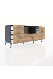 Kronos Konsol 2 Raflı 9 Çekmeceli 176x59x83 - S610M039V12C