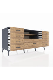 Kronos Konsol 2 Raflı 9 Çekmeceli 176x59x83 - S610M039V12C