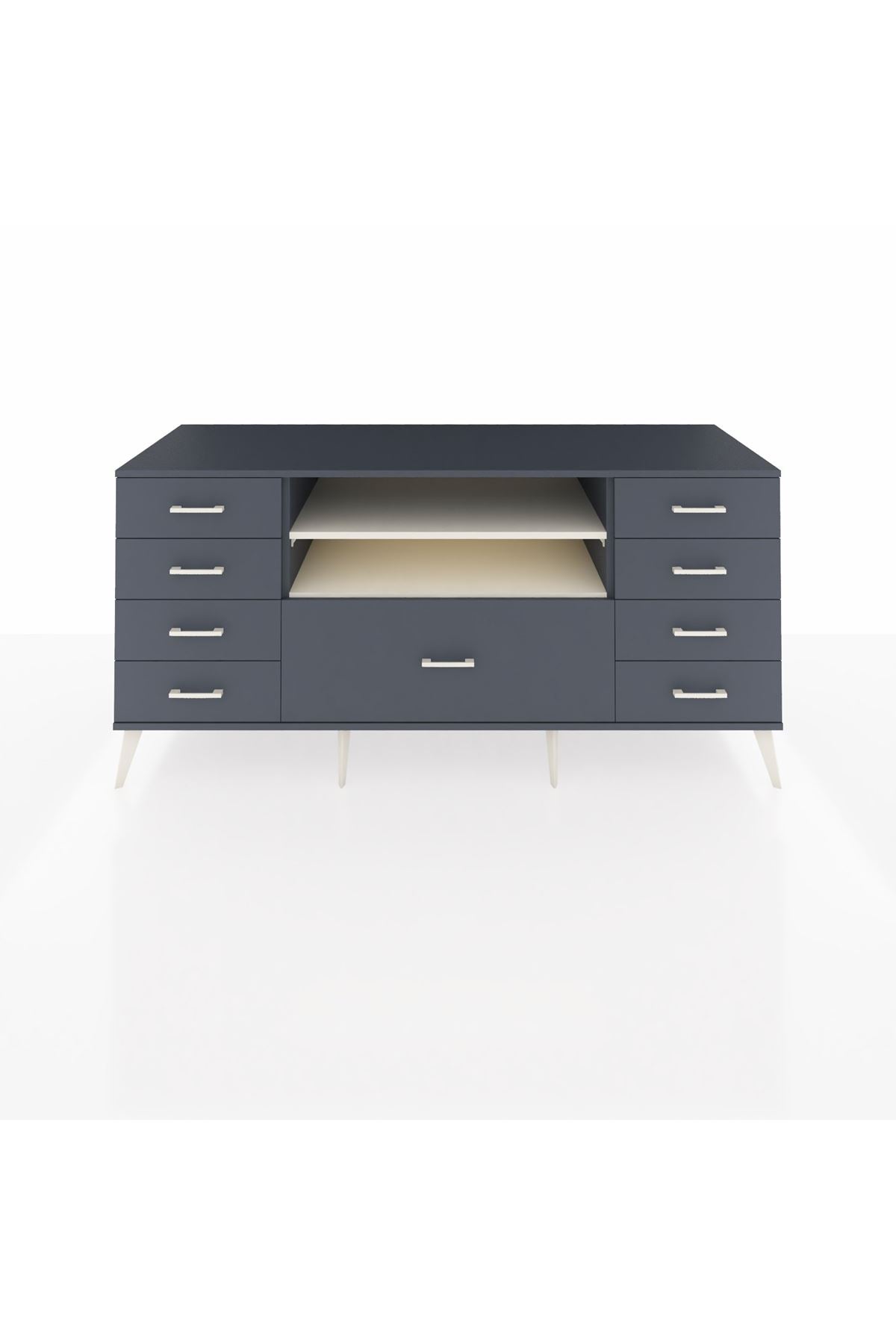 Kronos Konsol 2 Raflı 9 Çekmeceli 176x59x83 - S610M039V14C