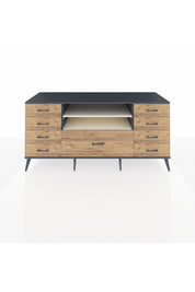 Kronos Konsol 2 Raflı 9 Çekmeceli 176x59x83 - S610M039V15C