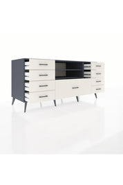 Kronos Konsol 2 Raflı 9 Çekmeceli 176x59x83 - S610M039V16C