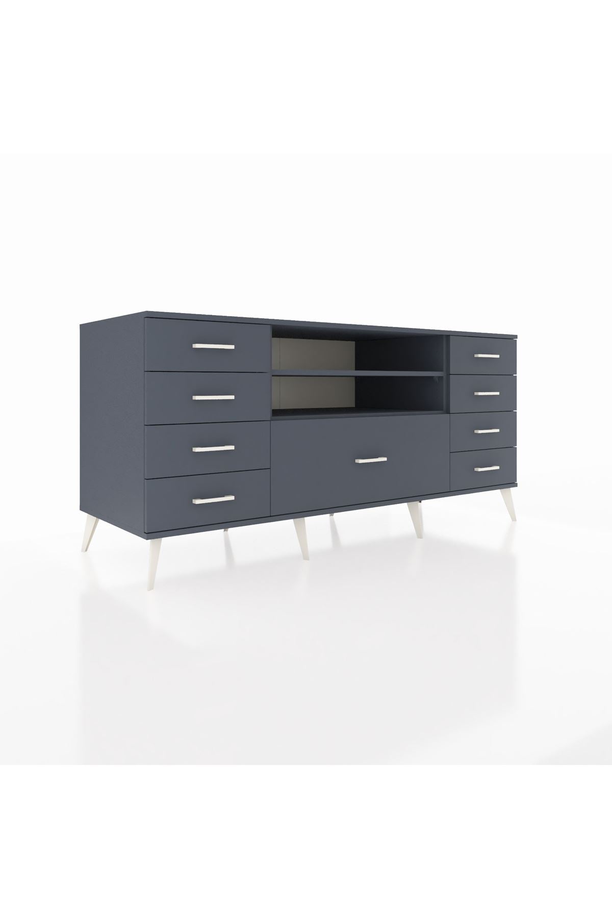 Kronos Konsol 2 Raflı 9 Çekmeceli 176x59x83 - S610M039V17C