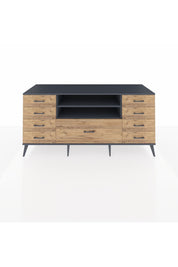 Kronos Konsol 2 Raflı 9 Çekmeceli 176x59x83 - S610M039V18C