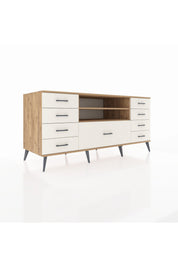 Kronos Konsol 2 Raflı 9 Çekmeceli 176x59x83 - S610M039V19C