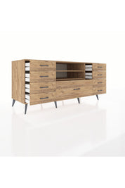 Kronos Konsol 2 Raflı 9 Çekmeceli 176x59x83 - S610M039V21C