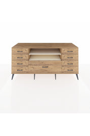 Kronos Konsol 2 Raflı 9 Çekmeceli 176x59x83 - S610M039V24C
