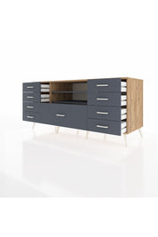 Kronos Konsol 2 Raflı 9 Çekmeceli 176x59x83 - S610M039V26C