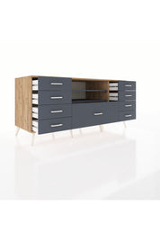Kronos Konsol 2 Raflı 9 Çekmeceli 176x59x83 - S610M039V26C