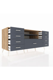 Kronos Konsol 2 Raflı 9 Çekmeceli 176x59x83 - S610M039V26C