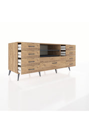 Kronos Konsol 2 Raflı 9 Çekmeceli 176x59x83 - S610M039V27C