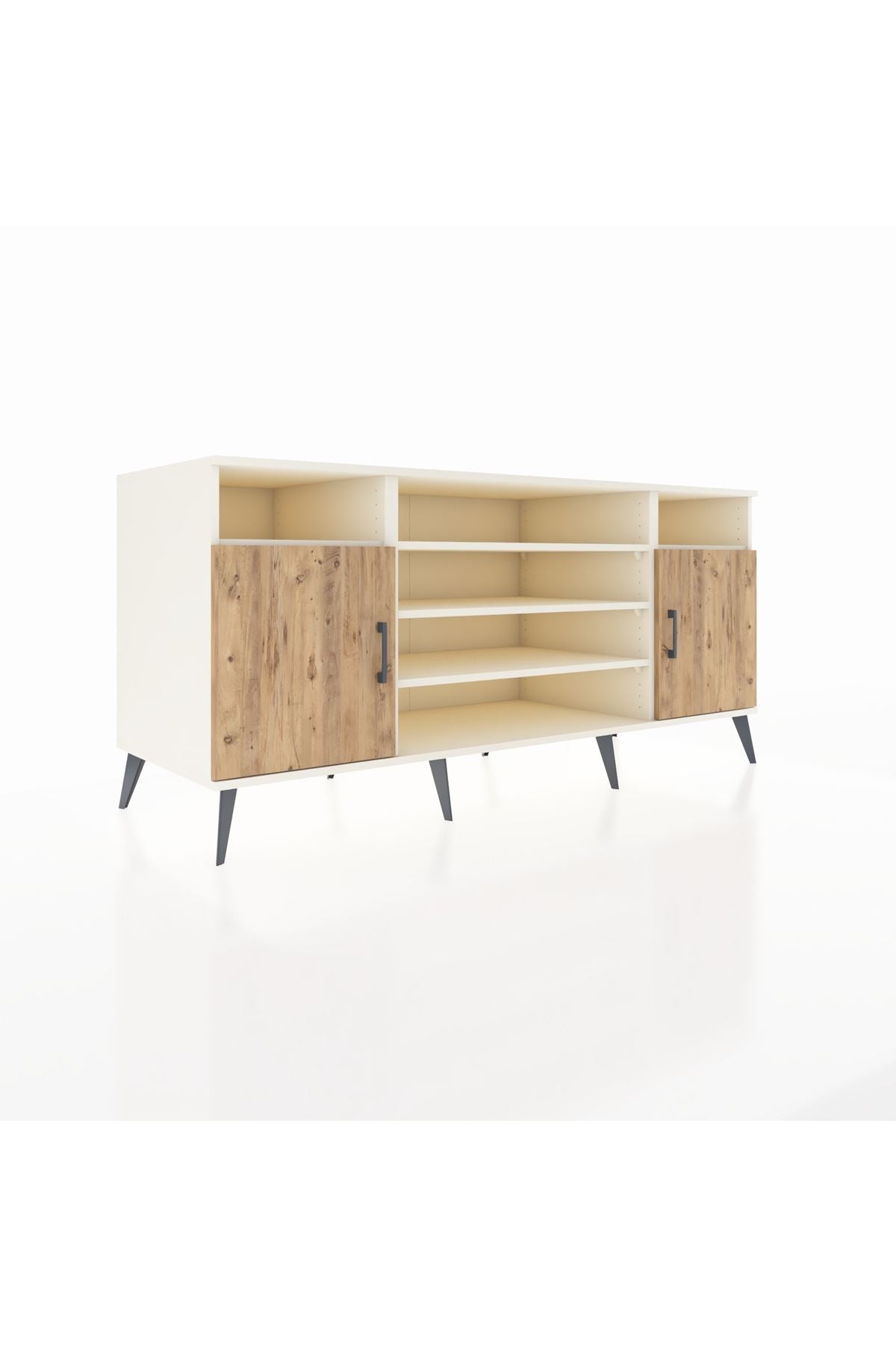 Kronos Konsol 5 Raflı 2 Kapaklı 176x59x83 - S610M040V01C