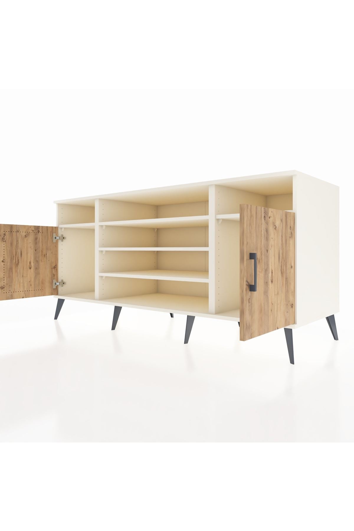 Kronos Konsol 5 Raflı 2 Kapaklı 176x59x83 - S610M040V01C