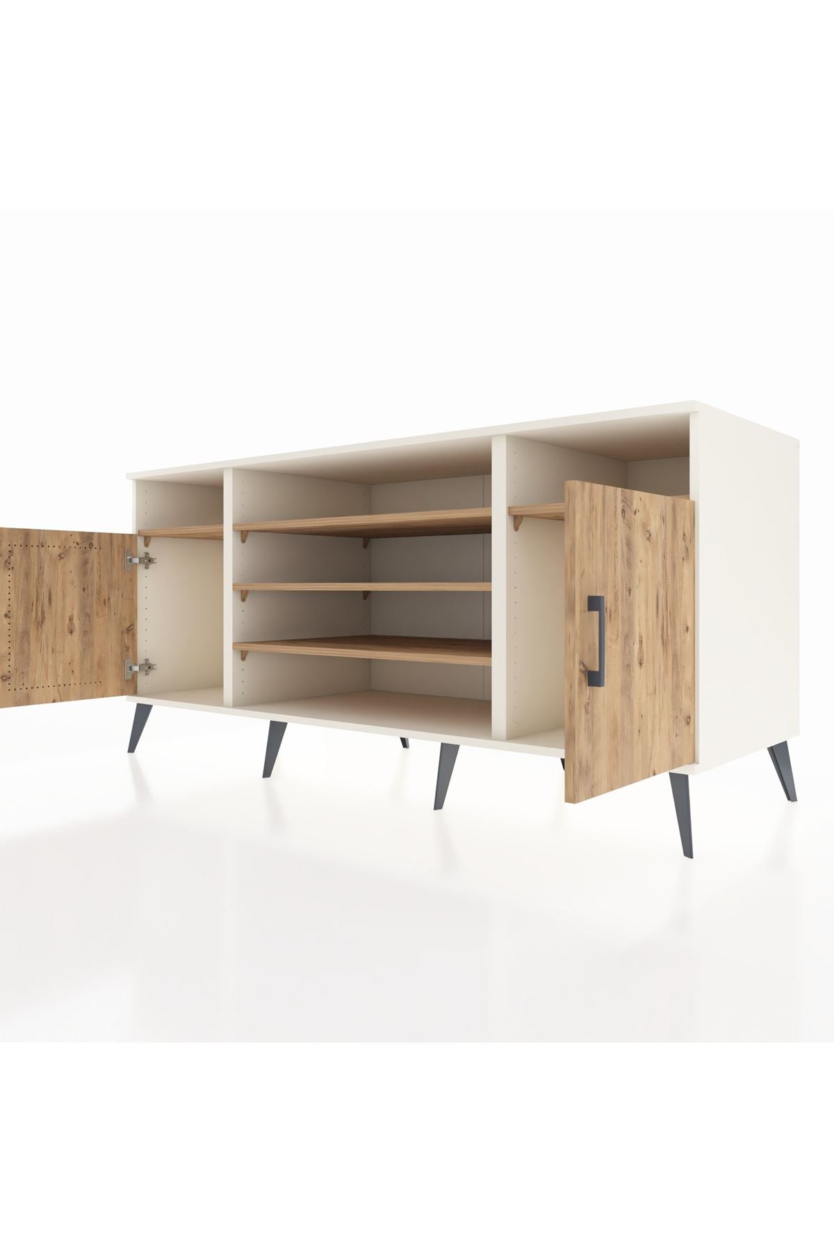 Kronos Konsol 5 Raflı 2 Kapaklı 176x59x83 - S610M040V03C