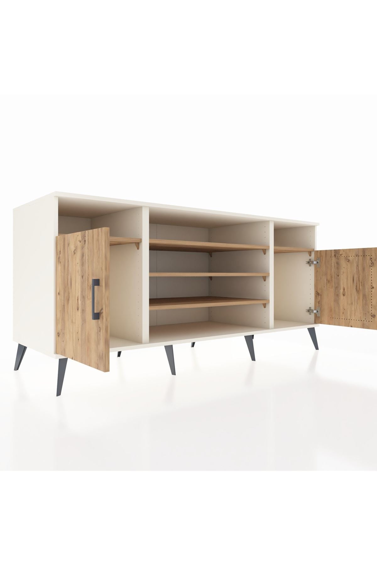 Kronos Konsol 5 Raflı 2 Kapaklı 176x59x83 - S610M040V03C