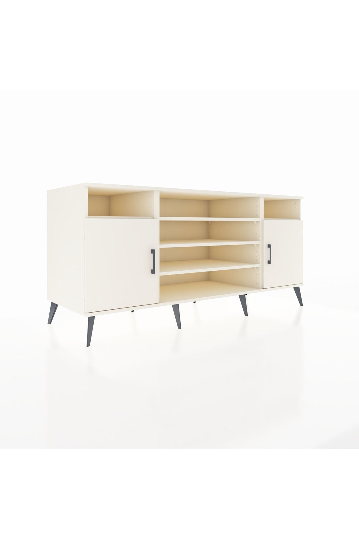 Kronos Konsol 5 Raflı 2 Kapaklı 176x59x83 - S610M040V04C